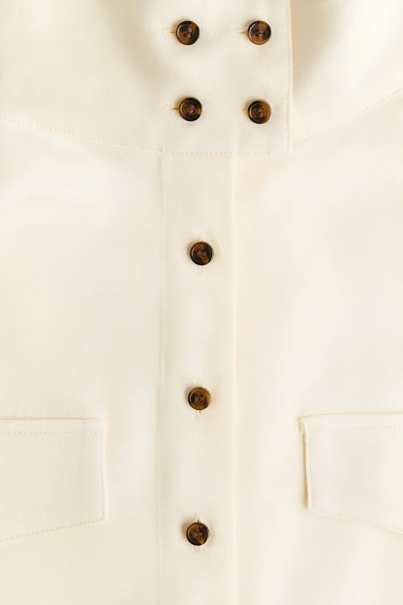 H&M  Funnel-collar shirt dress for Women | Best Price UAE