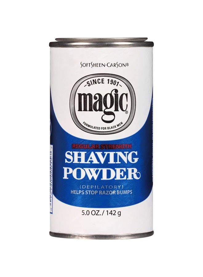 SoftSheen-Carson Soft Sheen Carson Magic Regular Strength Shaving Powder Blue 5Oz/142G by Magic - Image 1