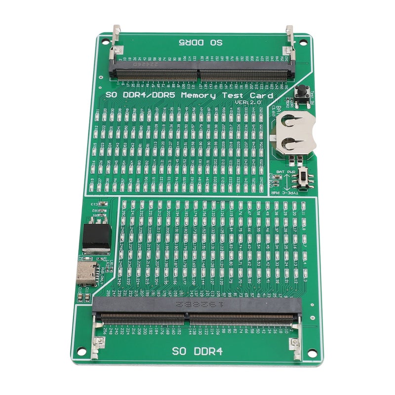 DDR4 DDR5 Memory Tester 2 in 1 Multifunctional Memory Slot Test Card with LED Indicator for Laptop - Image 5