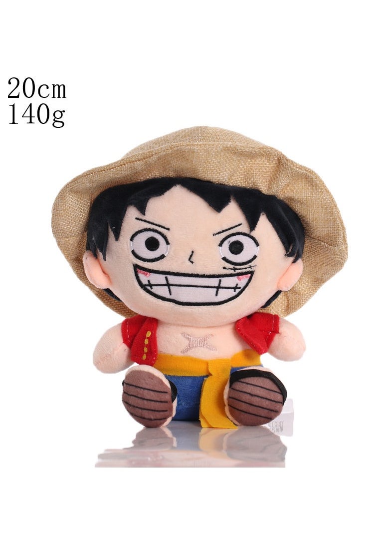 One Piece Japanese Cartoon Character Luffy Doll For Kids 