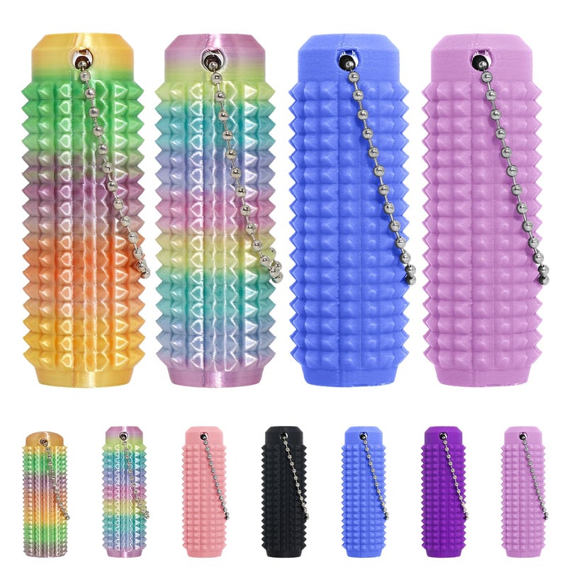 XNJAMG Little Ouchies Fidget ToysPain Stim Fidget Toy Reduce Stress for AdultsAnxiety Relief Pain StimSpiky Fidget Keychain for Anxiety and Stress ReductionNovelty Gifts for Friends 4PCS - Image 2