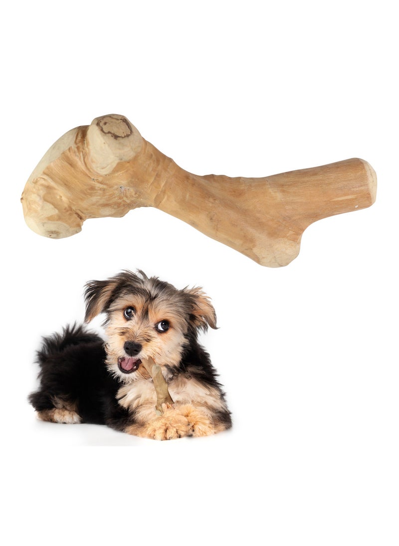 CHEWY BONE Puppy Chew Wooden Stick Bone Organic Indonesian Java Wood Small dog Teething Dog Toys for Aggressive chewer  - Image 1