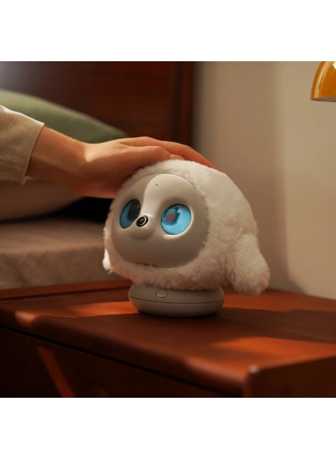 ROPET AI Comfort Companion Plush Robot Pet, Interactive Smart Emotional Robot Toy with Gesture Recognition, Voice Response, App Connection, Food Recognition - Image 2