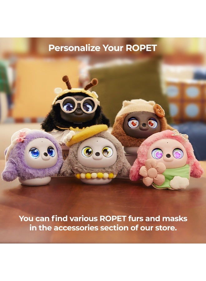 ROPET AI Comfort Companion Plush Robot Pet, Interactive Smart Emotional Robot Toy with Gesture Recognition, Voice Response, App Connection, Food Recognition - Image 4