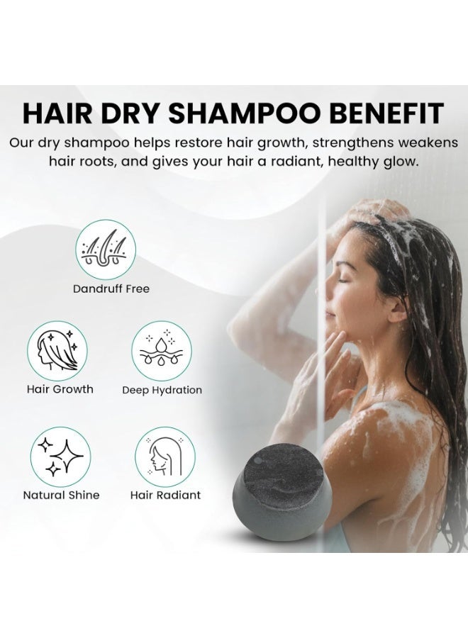 Kumpito Natural Handmade Anti-Dandruff Hair Shampoo Bar | With Chamomile & Blue Clay | Strengthens Roots, Treats Dandruff & Repairs Damage for shiny and healthy hair - Image 3