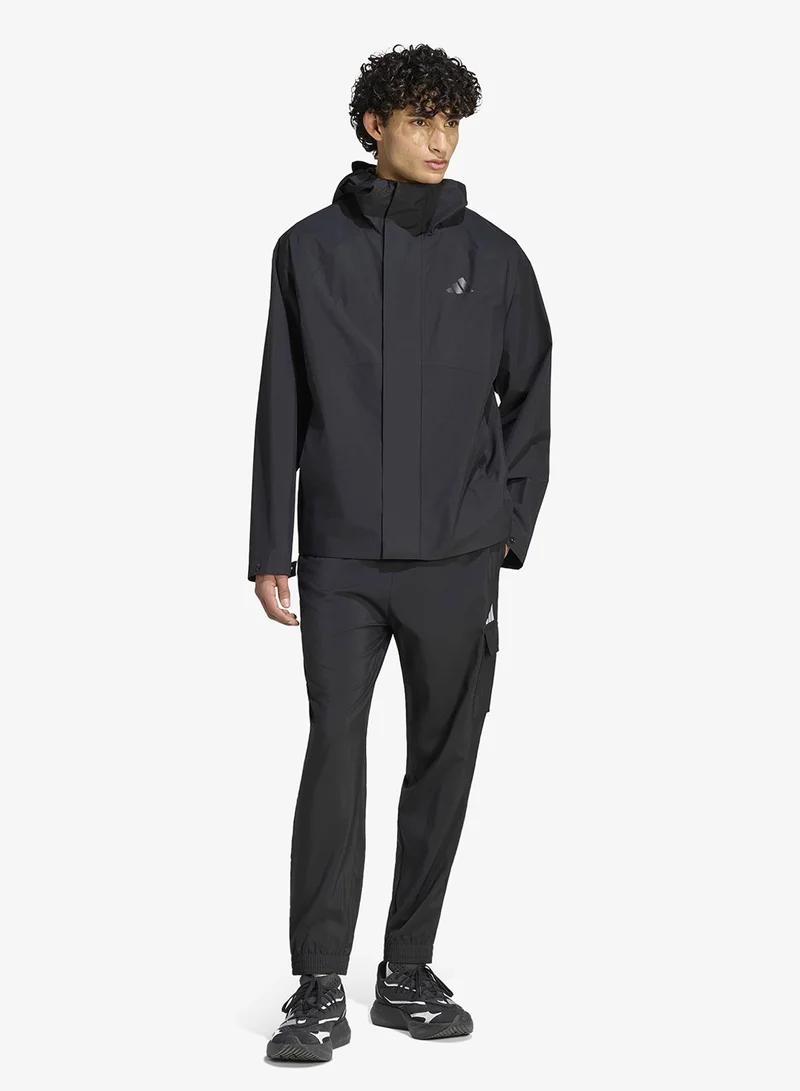 Adidas BLACK Essential Rain Jacket for Men | Best Price UAE