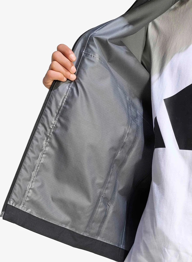 Adidas BLACK Essential Rain Jacket for Men | Best Price UAE