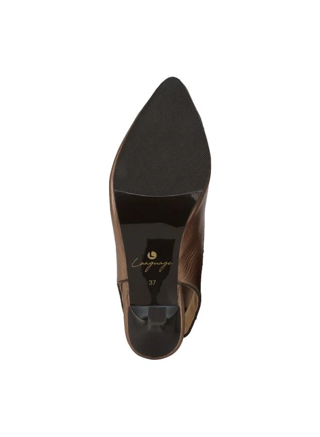 Language Copper Women's Clarisse Slingback for Women | Best Price UAE