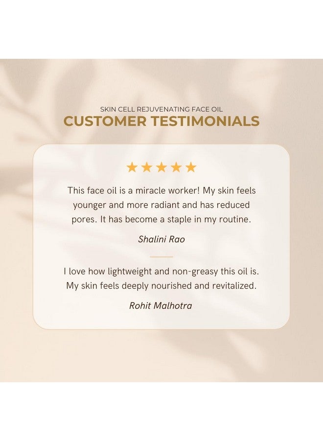 Roovedaa Face Oil For Skin Cell Rejuvenation | Natural Essential Oils Blend with Jojoba, Babassu & Passion Fruit | Anti-Aging, Moisturizing & Collagen Boosting | Enhances Skin Texture & Glow - 30ml - Image 5