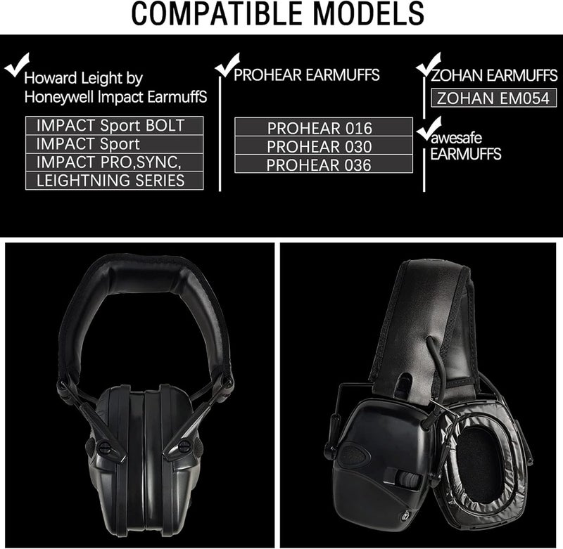 PROHEAR GEP02 Gel Ear Pads for Howard Leight by Honeywell Impact Sport Pro Sync Leightning Earmuffs - Image 5