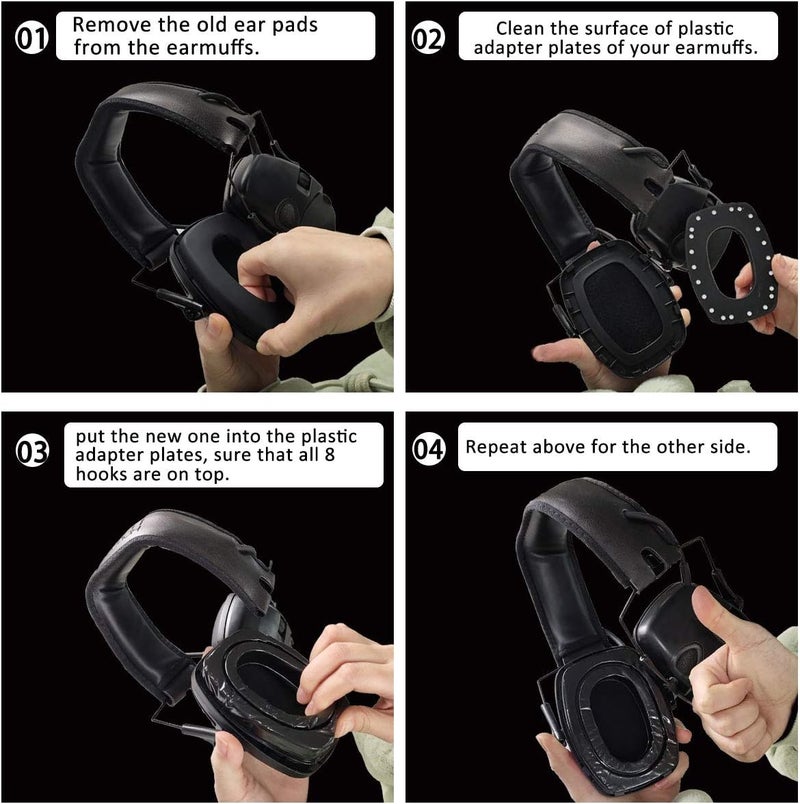 PROHEAR GEP02 Gel Ear Pads for Howard Leight by Honeywell Impact Sport Pro Sync Leightning Earmuffs - Image 4