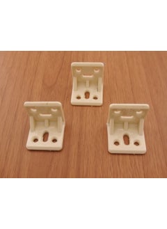 Azm Hırdavat Azm Hardware Plastic L Corner 100% Unbreakable Connection 200 Pieces Cream 