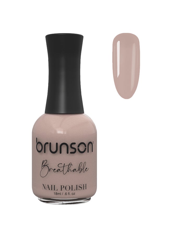 brunson Breathable Nail Polish Halal nail polish Wudu friendly Quick-Dry Vegan long lasting but easy peel off   18ml BH336 