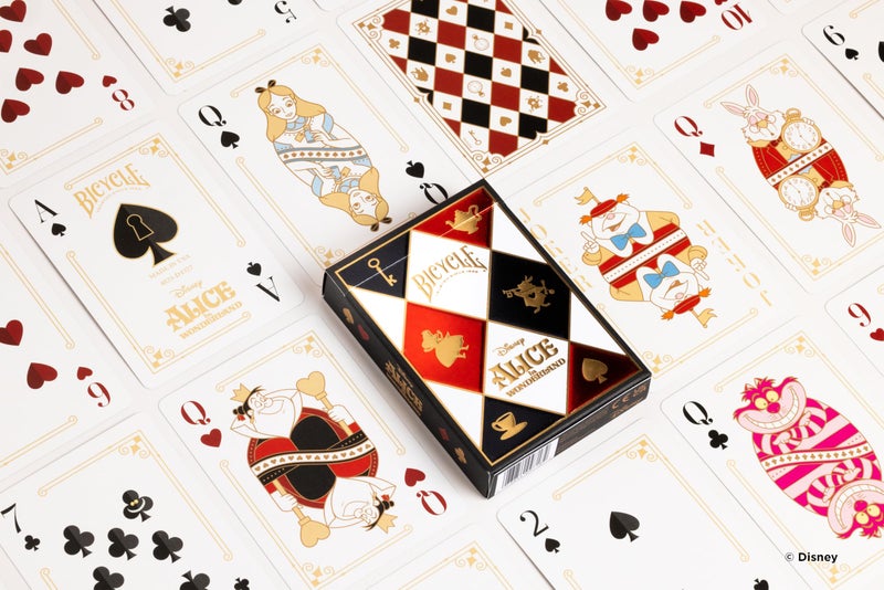 Bicycle Disney Alice in Wonderland Inspired Playing Cards, 1 Deck - Image 2