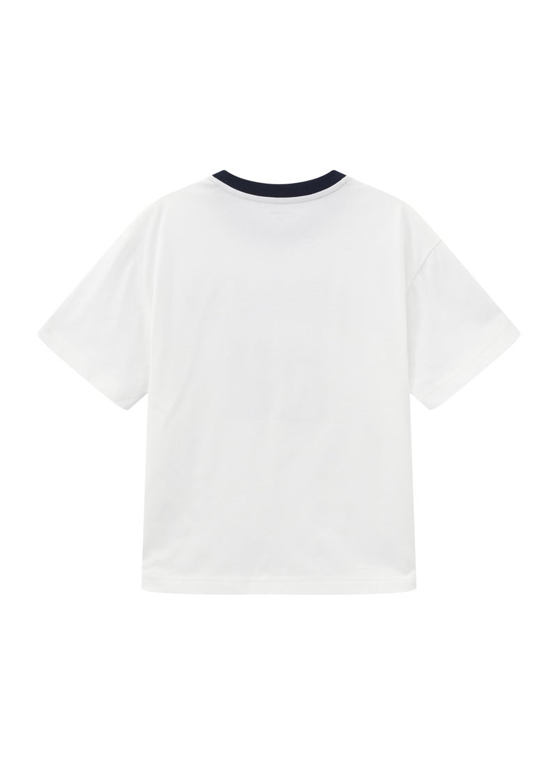 Balabala Kids Unisex Round neck short-sleeved T-shirt - Image 2