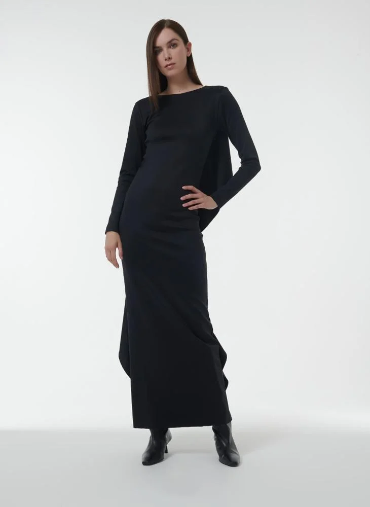 Leem Back Cape Detail Dress