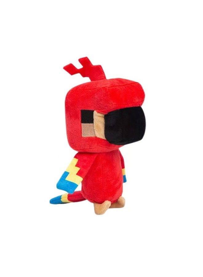 My World Plush Toy Cute Duo Meng Companion Explosions Doll Game Peripheral Doll Sitting Posture Coolie Afraid Doll