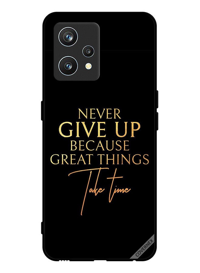 Covernex Protective Case Cover For Realme 9 Pro Plus Never Give Up - Image 1