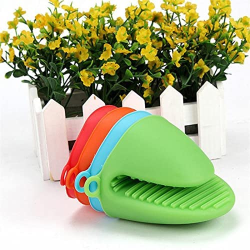 MUGATH Mugath Silicone Pot Holder Heat Resistant and Arm Protection Gloves Cooking Pinch Grips Glove Hand Clip Convenient Pot Holder Kitchen Pot Holder Multi Color Set of 21Pair  - Image 3