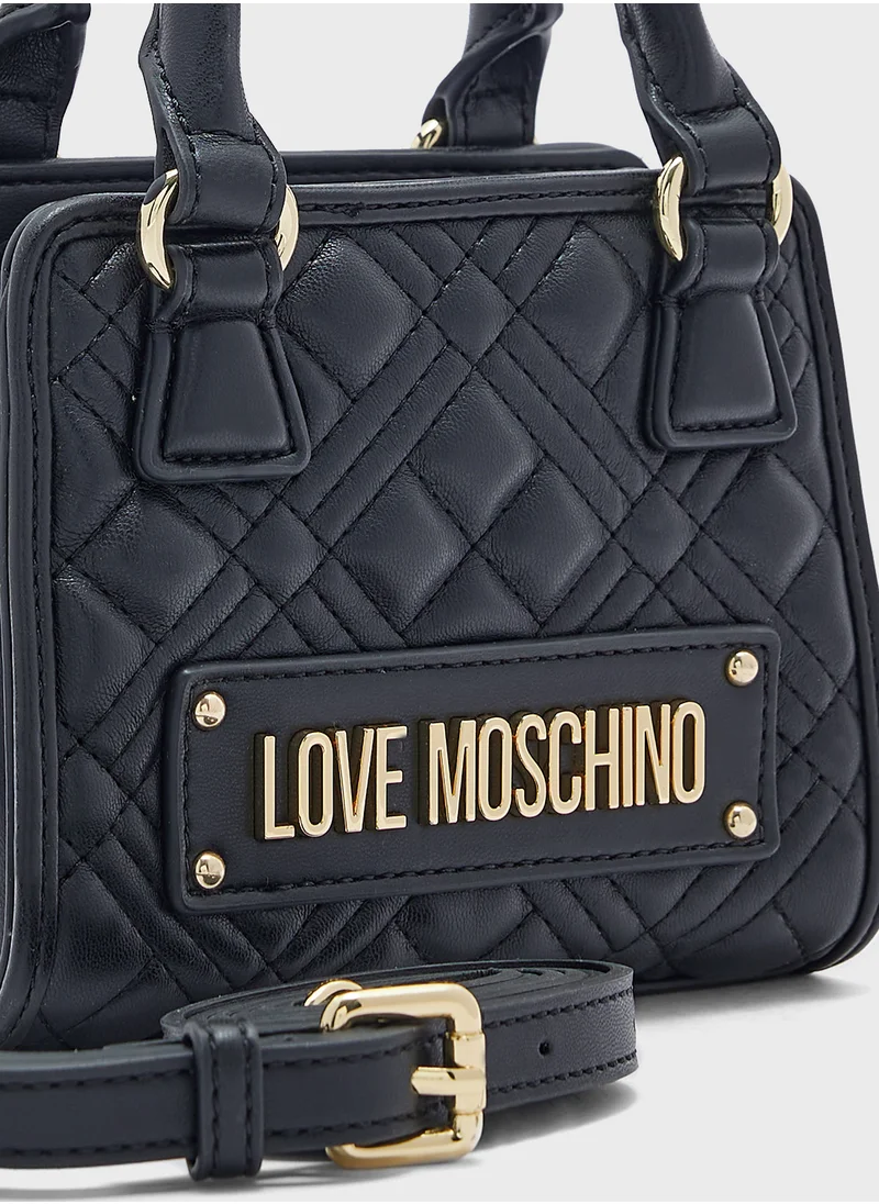 Love Moschino BLACK QUILTED PU BLACK QUILTED PU