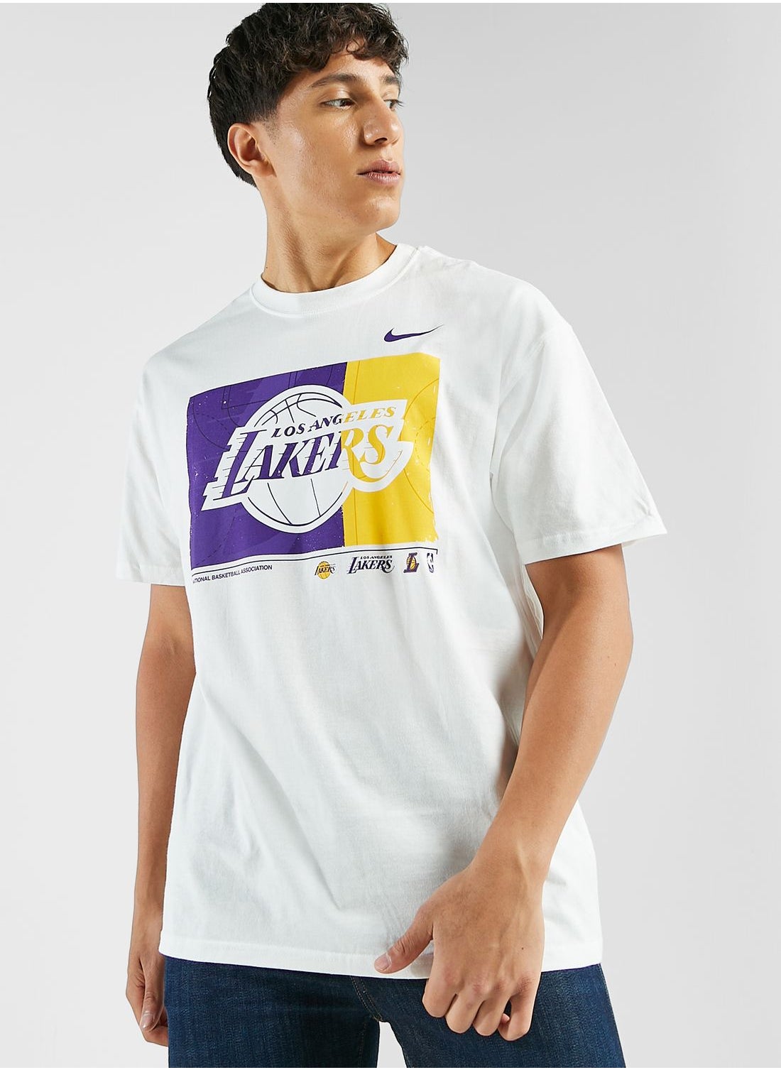 Buy Nike Black Los Angeles Lakers T-Shirt for Men in Bahrain