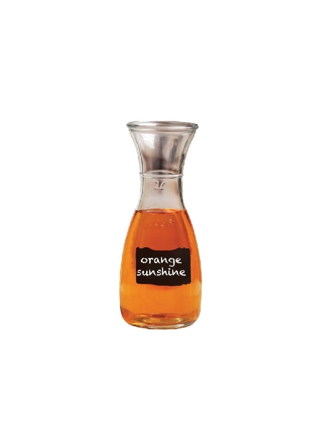 Circleware High Quality Glass Carafe with Chalkboard Clear 1 L 22101151 - Image 1