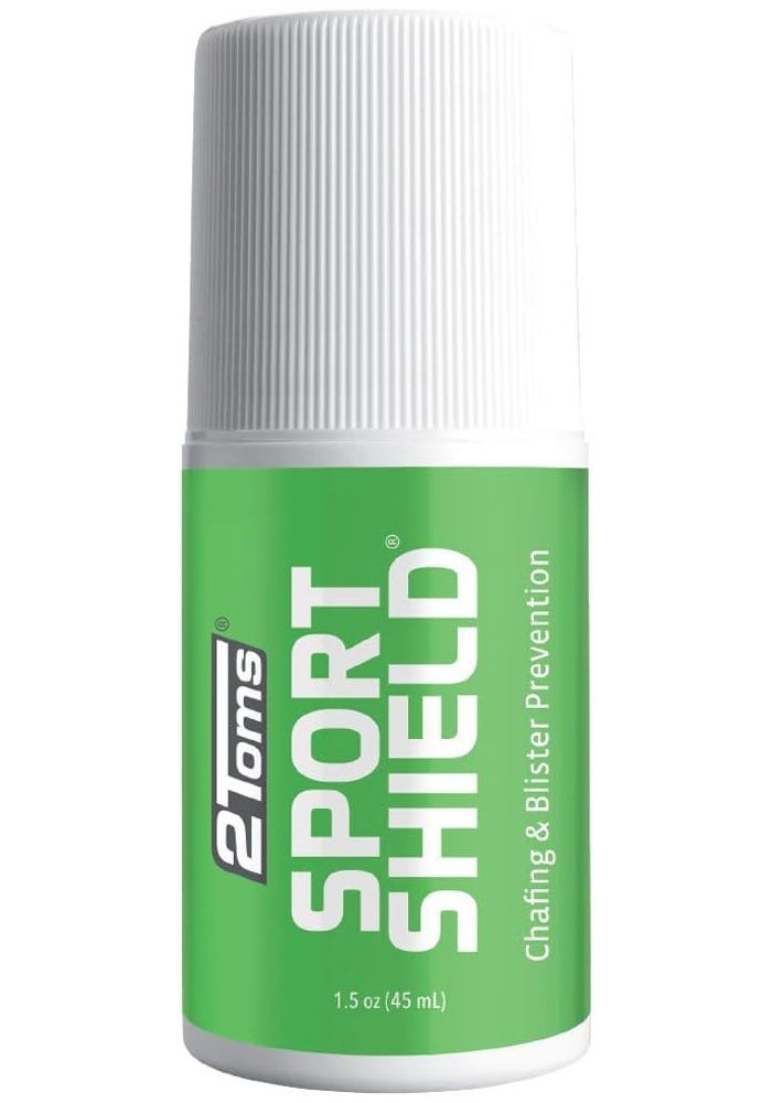 2Toms SportShield 1.5 oz Roll-On for Chafing and Blister Prevention - Waterproof and Sweatproof - Image 1