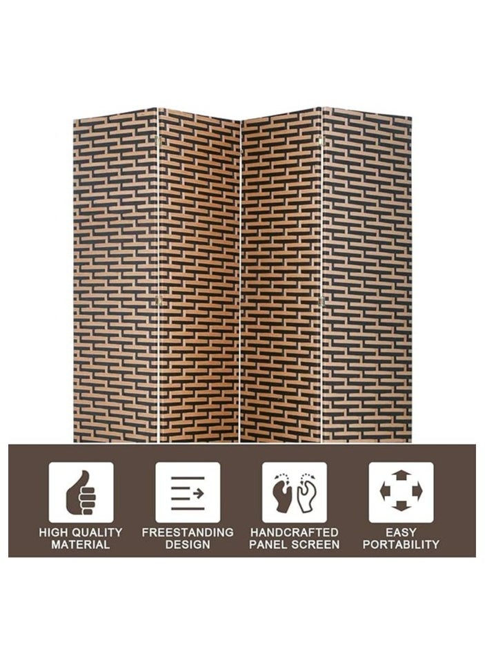 Silver Sea Foldable Movable Stretch Room Divider, [200 x 180cm] Fully Hand-woven Entrance Partition, Suitable for Office, Bedroom, Living Room, Hotel Room Wall,