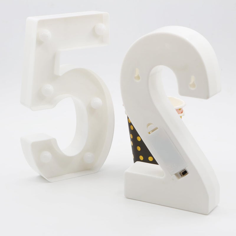 JunyRuny 22nd Birthday Decorations for Women, 22 Party Decor for Men, Light Up Numbers 22 Centerpieces Table Sign, 22 Birthday Gifts for Her & Him - Image 3