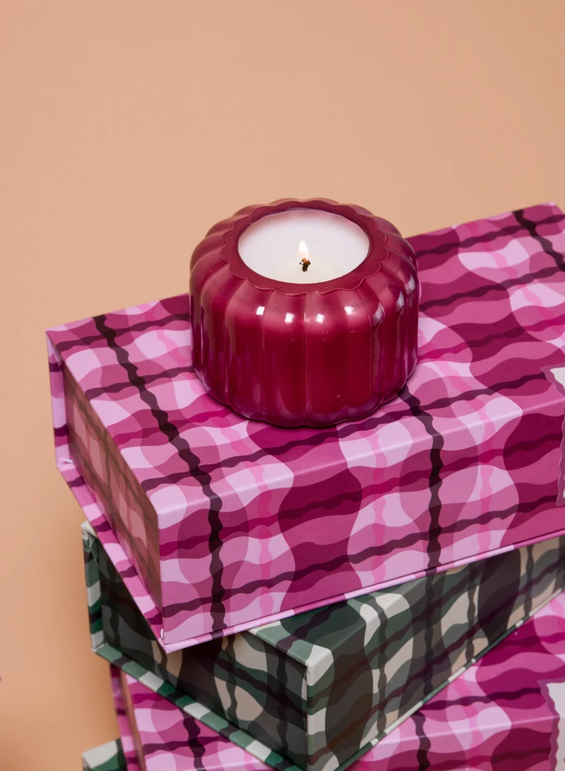 Paddywax Ripple Berry Candle Gift Set - Rose & Merlot (Set of 2)