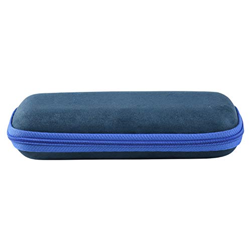 VIVID Vision Unisex Adult Lightweight Eyewear Specs Case Cover | Protect Eye Glasses | Chashma Dibbi | Spectacle Box | Closure - ZIPPER | Fabric | IC-358 | Blue - Image 1