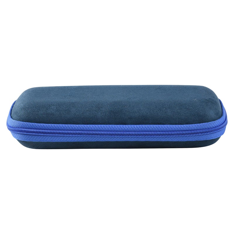 VIVID Vision Unisex Adult Lightweight Eyewear Specs Case Cover | Protect Eye Glasses | Chashma Dibbi | Spectacle Box | Closure - ZIPPER | Fabric | IC-358 | Blue - Image 4
