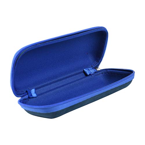 VIVID Vision Unisex Adult Lightweight Eyewear Specs Case Cover | Protect Eye Glasses | Chashma Dibbi | Spectacle Box | Closure - ZIPPER | Fabric | IC-358 | Blue - Image 3