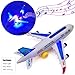 Tipmant Baby Toddler Electric Airplane Vehicle Car Toy Electronic Plane Aircraft Automatic Driving Music Flash Light Kids Birthday Gifts - Image 4
