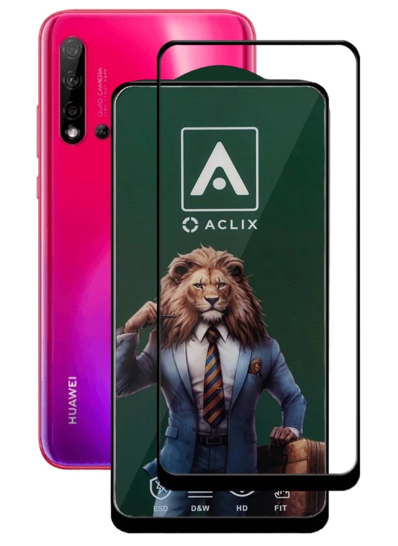 ACLIX Antistatic ESD Dustproof Premium Quality High Definition Tempered Glass Screen Protector Designed For Huawei nova 5i - Image 1