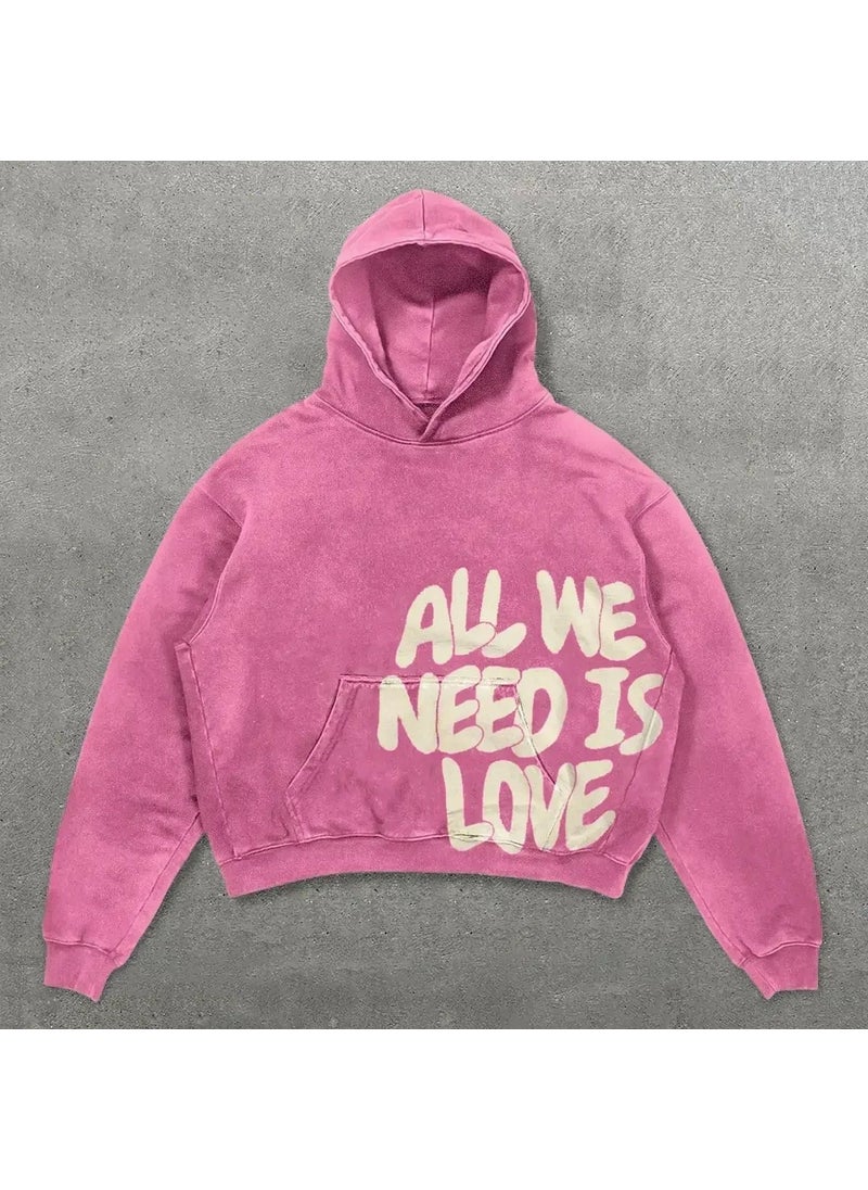 Generic - Anime Y2K Harajuku Hoodie Sweatshirt Street Style Comfortable Casual Womens Mid-Length Long Sleeve Printed Hooded Jacket Army Green - Image 1