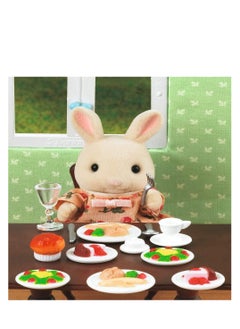 Sylvanian Families Dinner for Two Playset - Dining Set for Dolls with Table, Chairs, and Accessories  - Image 2