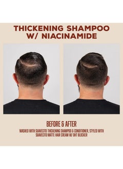 SUAVECITO Hair Thickening Shampoo With Niacinamide For Thinning Hair Vitamin B3 Shampoo Repairs Damaged Hair Improves Health And Fights Hair Loss  - Image 5
