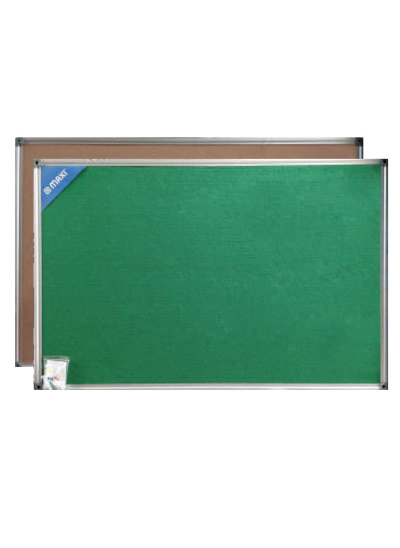 Maxi 60x90cm Size Felt Board Green Fabric  - Image 1