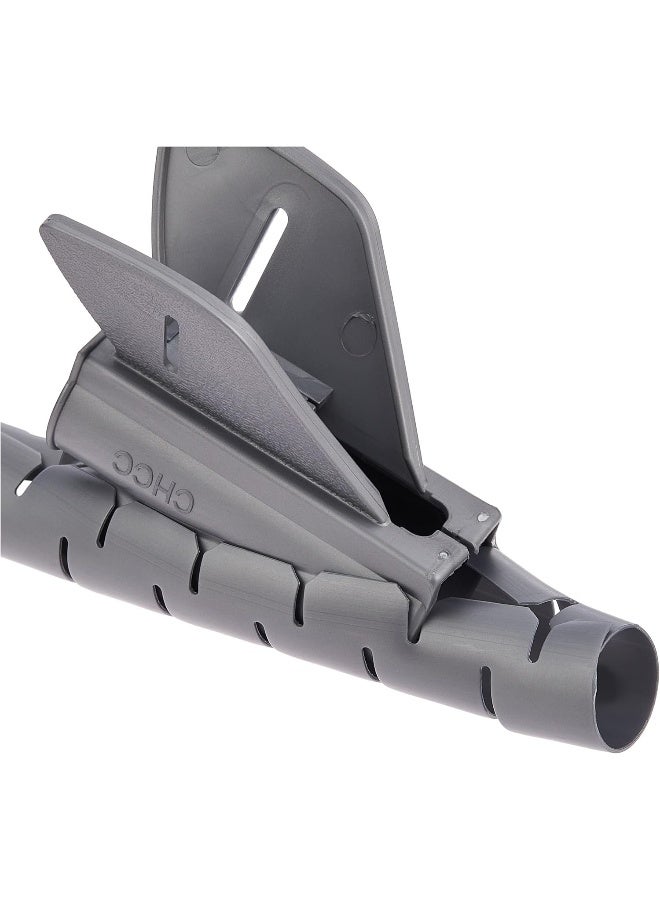 OSHTRACO منظم كابلات أوشتراكو بعرض 22 مم لكابل بطول 2 متر، أسود - Image 3