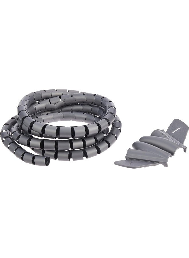 OSHTRACO منظم كابلات أوشتراكو بعرض 22 مم لكابل بطول 2 متر، أسود - Image 2