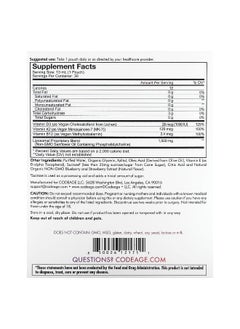 Codeage Codeage, Nanofood, Liposomal D3+K2+B12, Mixed Berry, 30 Pouches, 0.3 fl oz (10 ml) Each  - Image 2