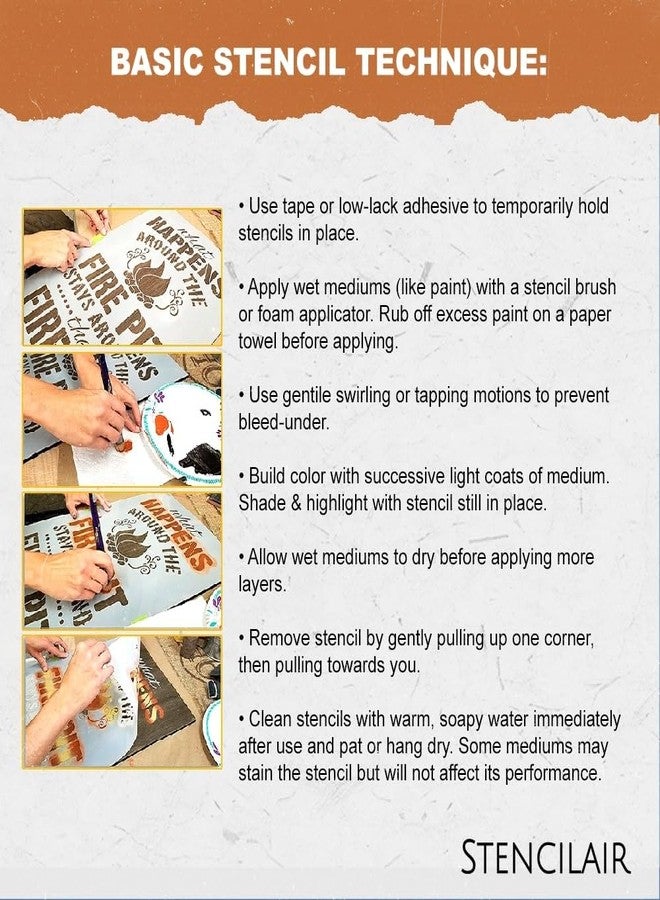 STENCILAIR Praying Hands Stencil – 6x4.5 Inch Reusable 10ml Mylar Template for Airbrush, Drawing, Painting, Scrapbooking & Religious Crafts - Image 5