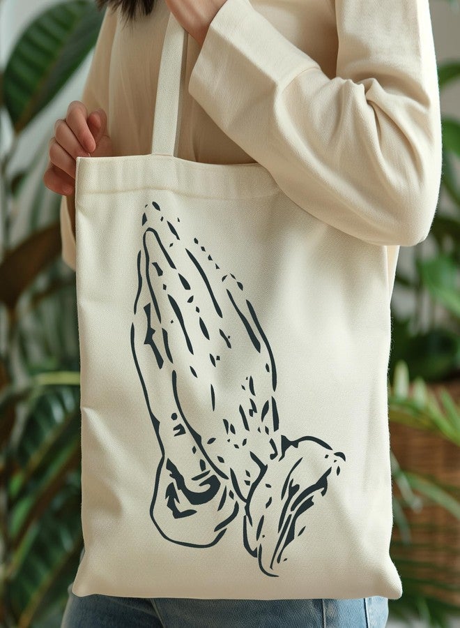 STENCILAIR Praying Hands Stencil – 6x4.5 Inch Reusable 10ml Mylar Template for Airbrush, Drawing, Painting, Scrapbooking & Religious Crafts - Image 2
