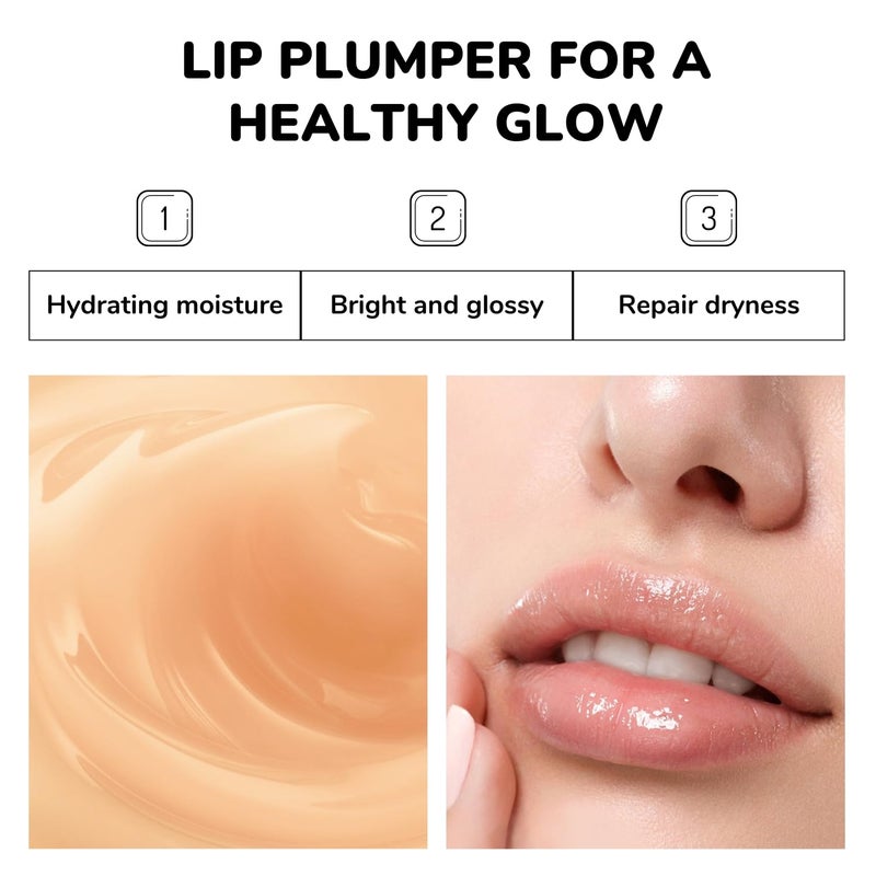 benatu Lip Mask & Scrub Set(Honey + Milk Protein + Oat), Overnight Moisturizer for Cracked & Dry Lips Care, Hydrating Plumper Kit, Sugar Exfoliator Gift for Women - Image 3