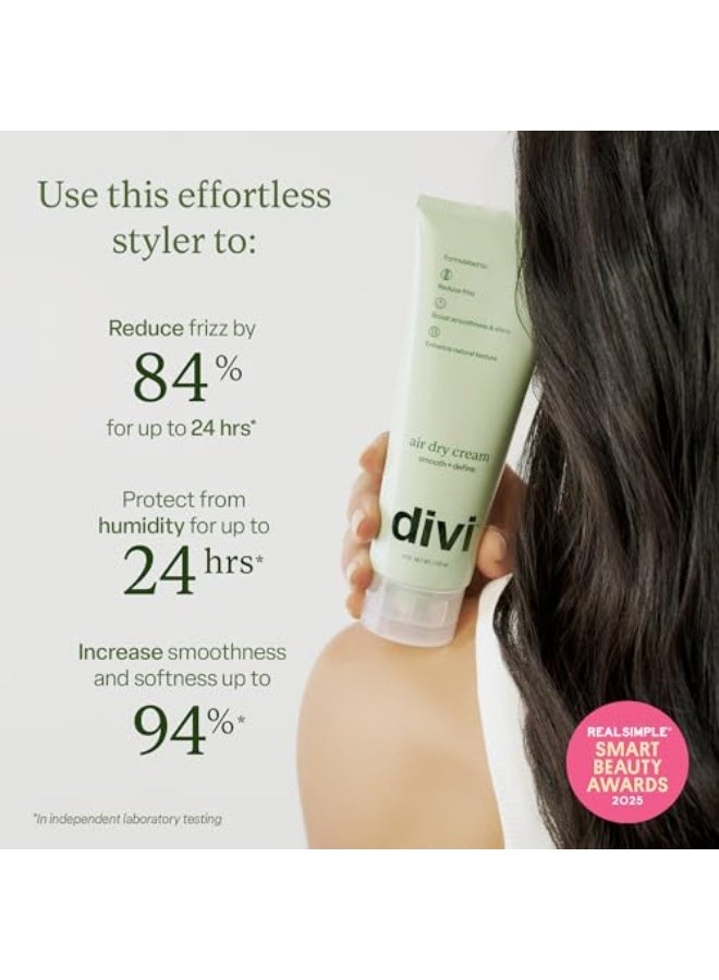 Divi Air Dry Styling Cream for Natural Hair Texture, Smooths Frizz u0026 Defines Curls - Image 2