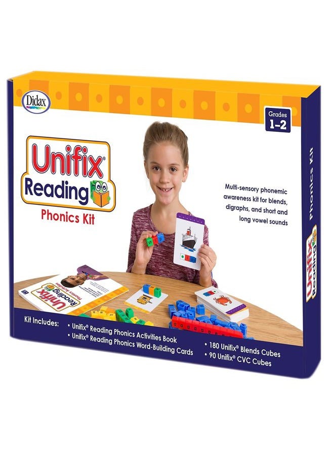 Didax Unifix Reading Phonics Activity Kit, Grades 1 to 2 - Image 1