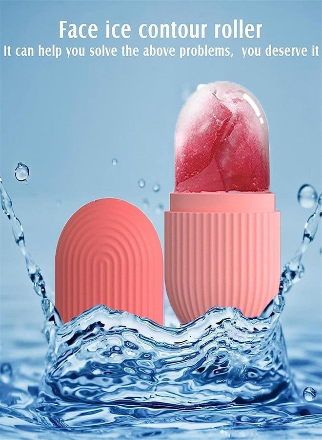MILANMIS Ice Face Roller Silicone Facial Cube (Pink) - Eye, Neck Massage, Dark Circle Removal, Pore Shrink, Skin Care Tool - (Pack of 1) - Image 5