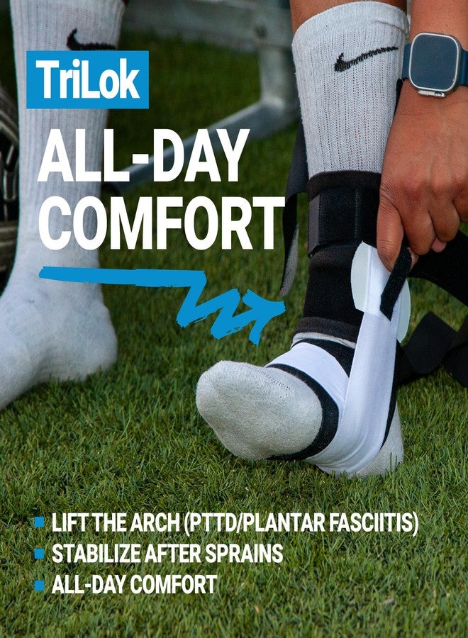 BioSkin TriLok Ankle Brace - Sprained Ankle & Plantar Fasciitis Support, Figure-8 Stabilizer with FootLok Arch-Lift, Women & Men, Fits in Most Shoes, Lightweight & Hypoallergenic, HSA/FSA, Large - Image 3