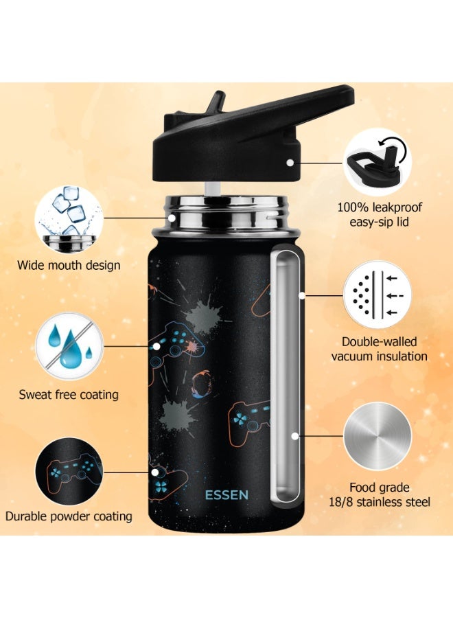 ESSEN Kids Water Bottle Stainless Steel for Boys Playstation – 414 ml - Image 3